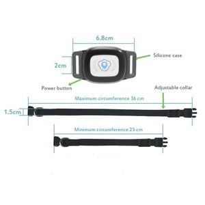Cat GPS Tracker Tracking Collar Waterproof, Adjustable - LuxxStores