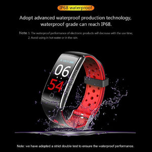 Smart Bracelet Heart Rate Monitor Waterproof Fitness Tracker Bluetooth Watch Band - LuxxStores