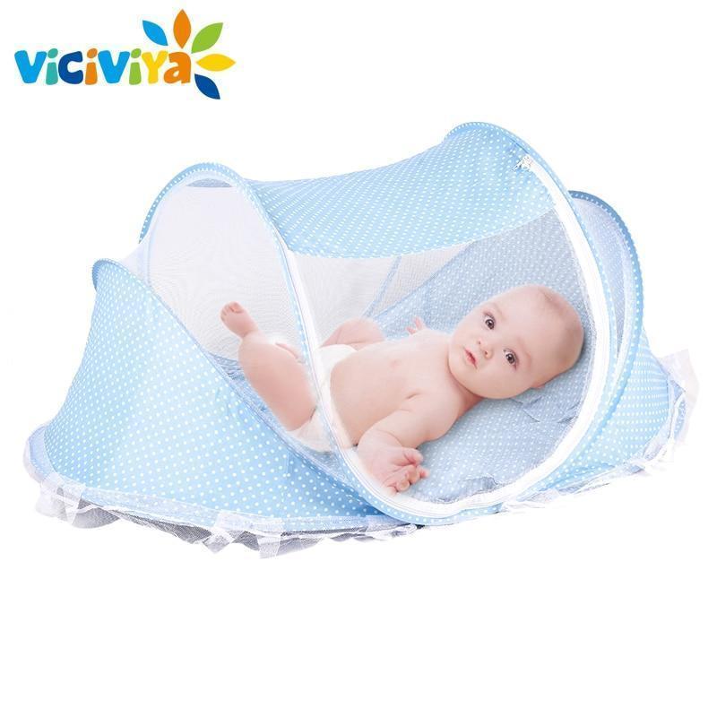 Baby Crib Bed With Mattress Pillow Set - LuxxStores