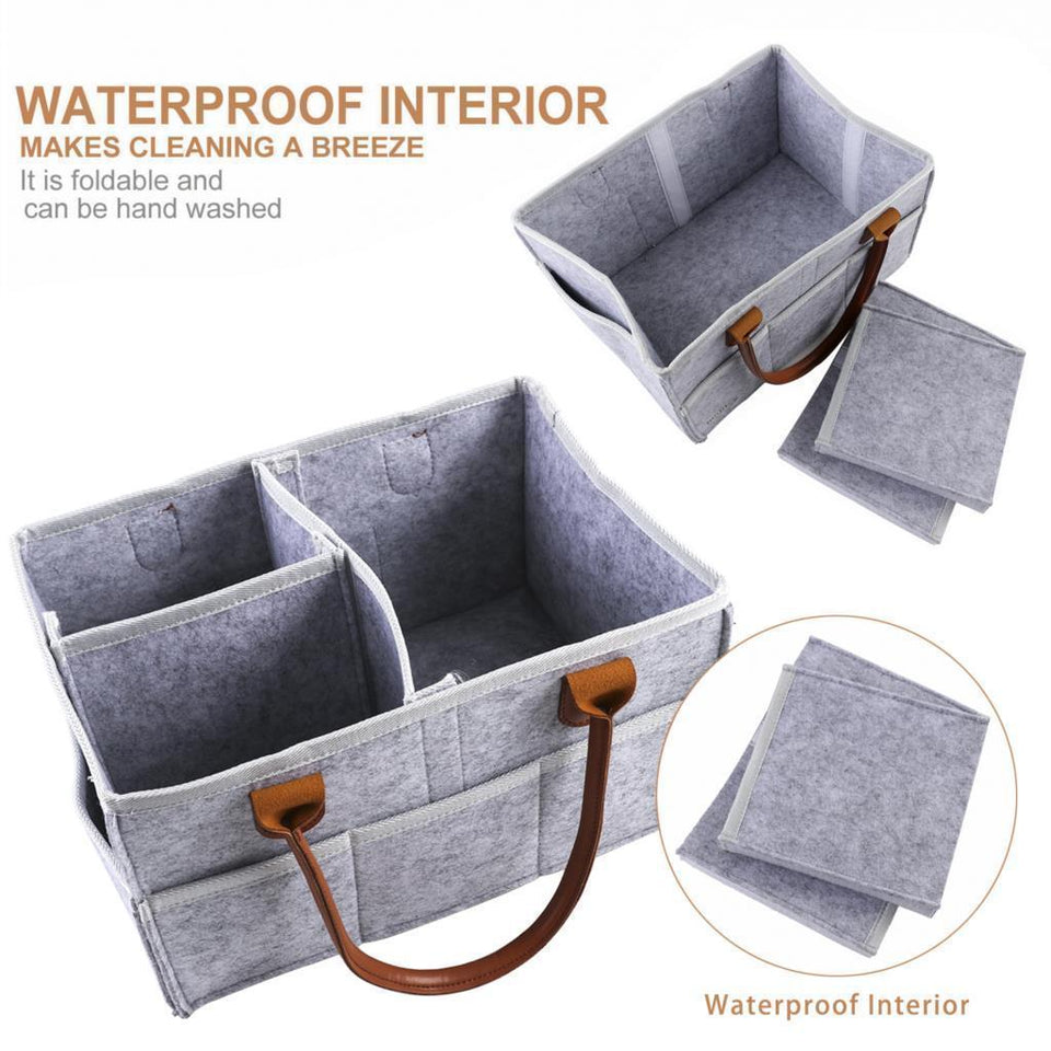 New Foldable  Baby Caddy Storage Basket - LuxxStores