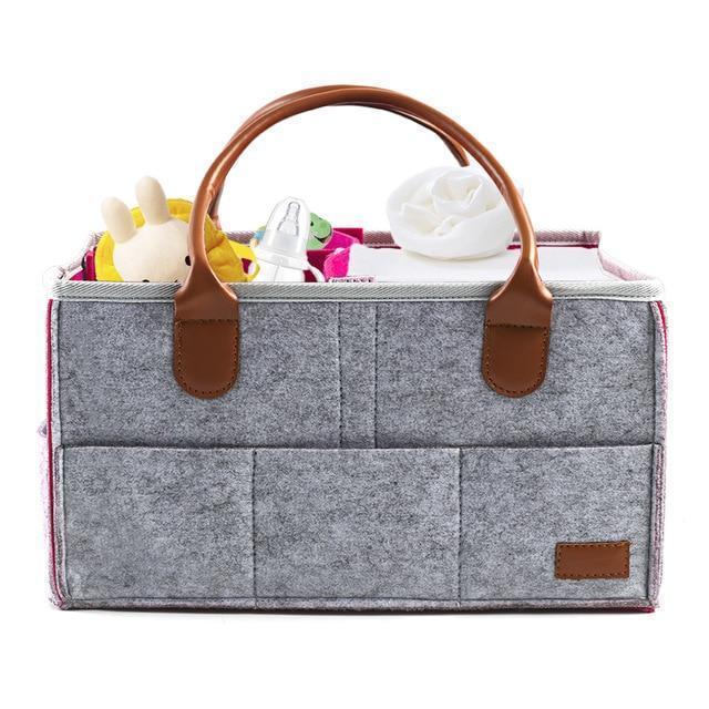 New Foldable  Baby Caddy Storage Basket - LuxxStores