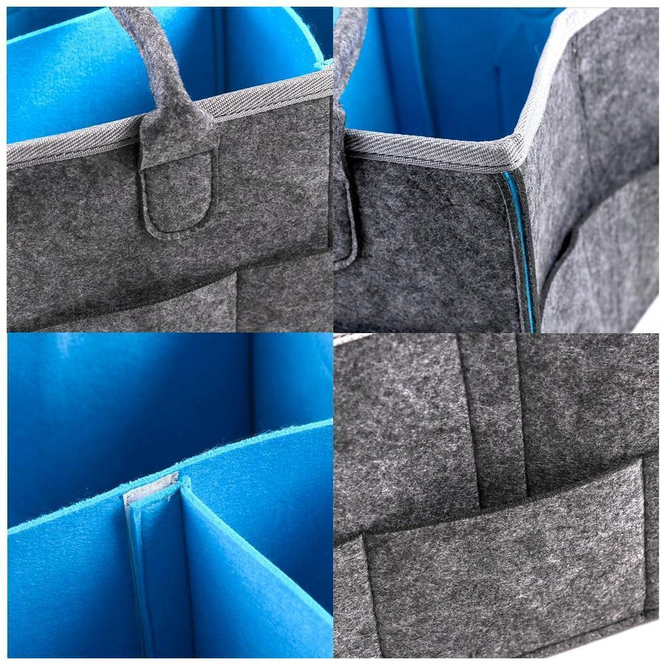 New Foldable  Baby Caddy Storage Basket - LuxxStores