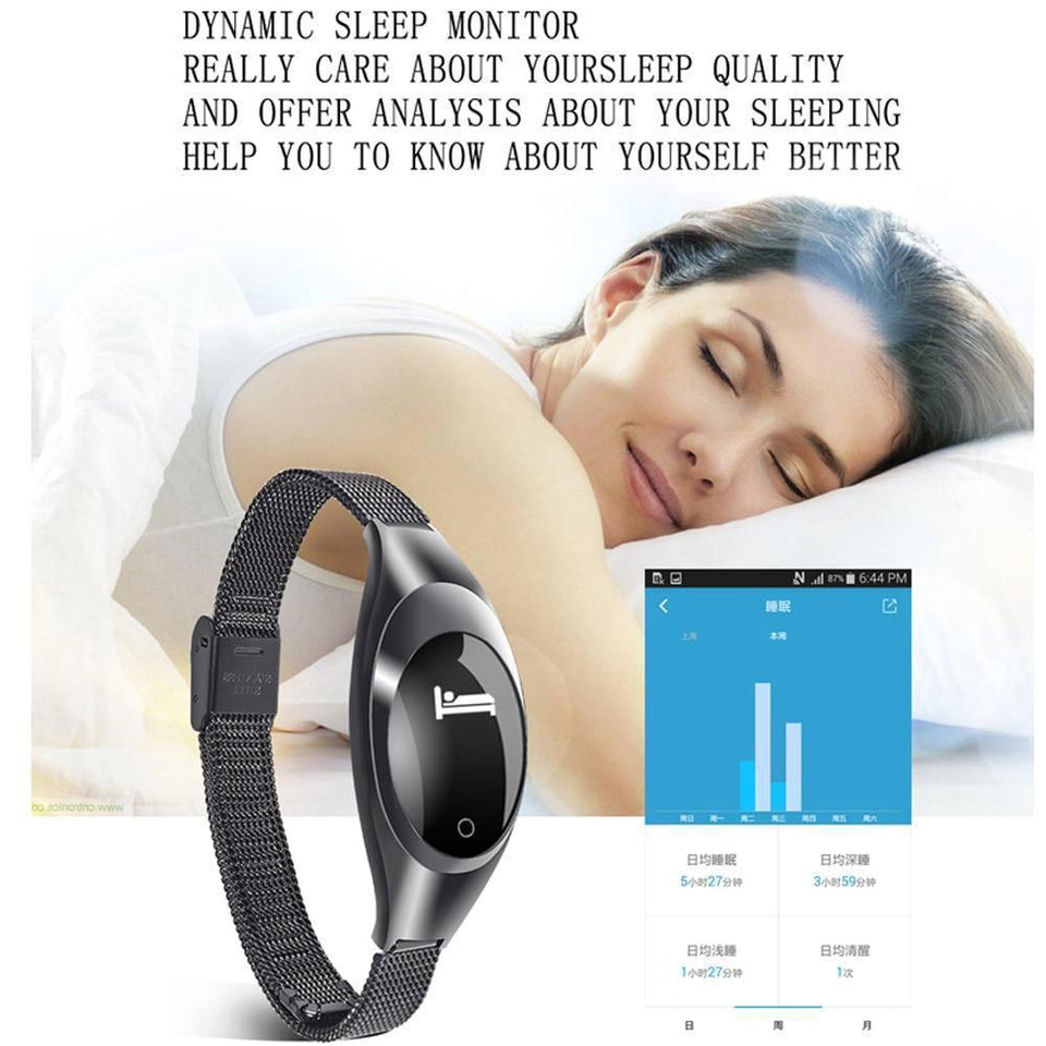 Smart Watch - Blood Pressure Heart Rate Monitor, Fitness Tracker, Pedometer. - LuxxStores