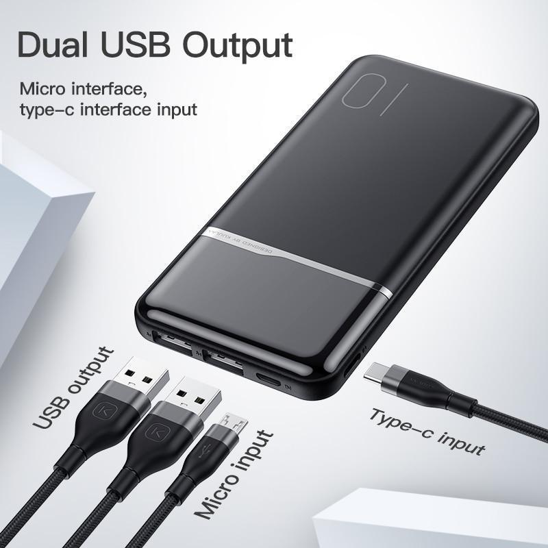 Power Bank 10000mAh Portable Charging - LuxxStores