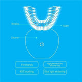 Sonic Brush Sonic Toothbrush Automatic Toothbrush Ultrasonic 360 - LuxxStores