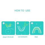 Sonic Brush Sonic Toothbrush Automatic Toothbrush Ultrasonic 360 - LuxxStores