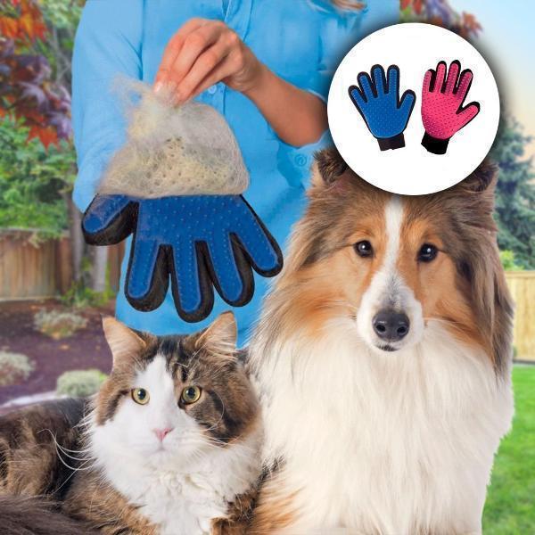 Deshedding Pet Grooming Glove - LuxxStores
