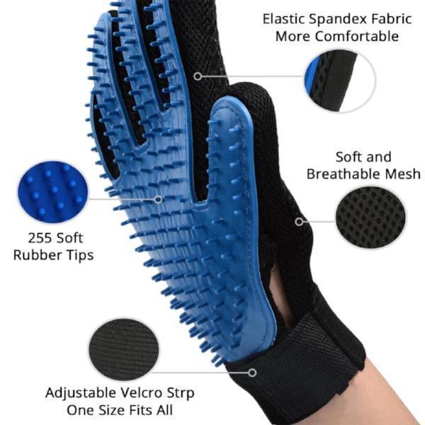 Deshedding Pet Grooming Glove - LuxxStores